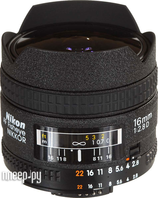 Фотография Объектив Nikon Nikkor AF 16 mm F/2.8 D Fisheye Фото Объектив Nikon Nikkor AF 16 mm F/2.8 D Fisheye
