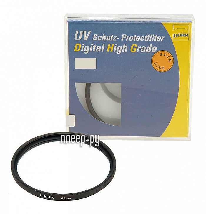Фотография Светофильтр 55мм Doerr DHG-UV 55mm (D316055 Фото Светофильтр 55мм Doerr DHG-UV 55mm (D316055