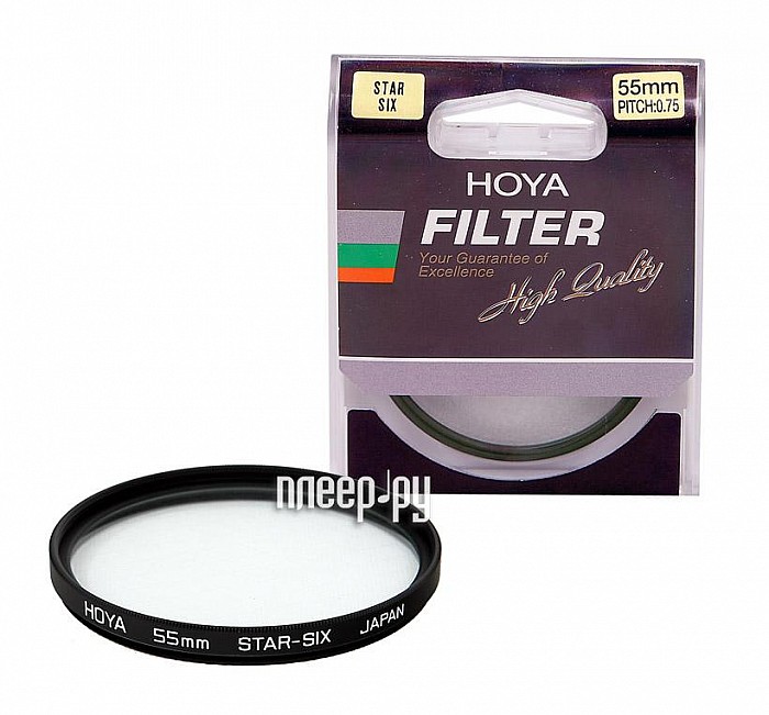 Фотография Светофильтр 58мм HOYA Star Six 58mm 76098 Фото Светофильтр 58мм HOYA Star Six 58mm 76098
