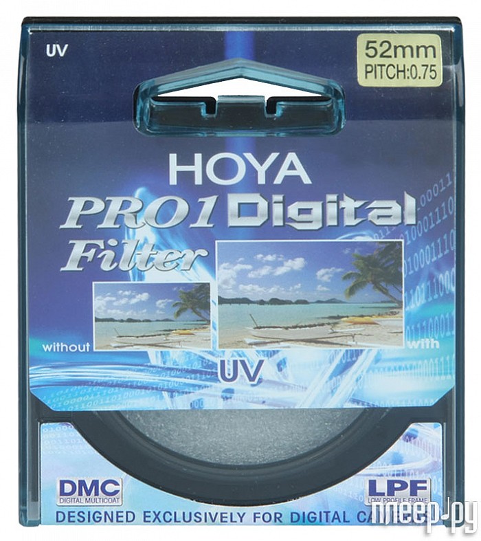 Фотография Светофильтр 52мм HOYA Pro 1D UV (0) 52mm 75714 Фото Светофильтр 52мм HOYA Pro 1D UV (0) 52mm 75714