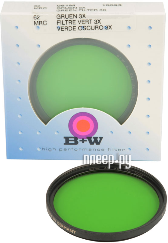 ���� ����������� 62�� B+W 061MRC GREEN 62mm (15593