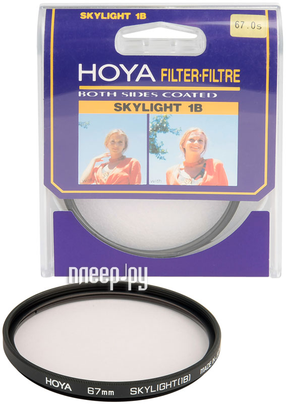 Фотография Светофильтр 67мм HOYA Skylight 1B 67mm Фото Светофильтр 67мм HOYA Skylight 1B 67mm