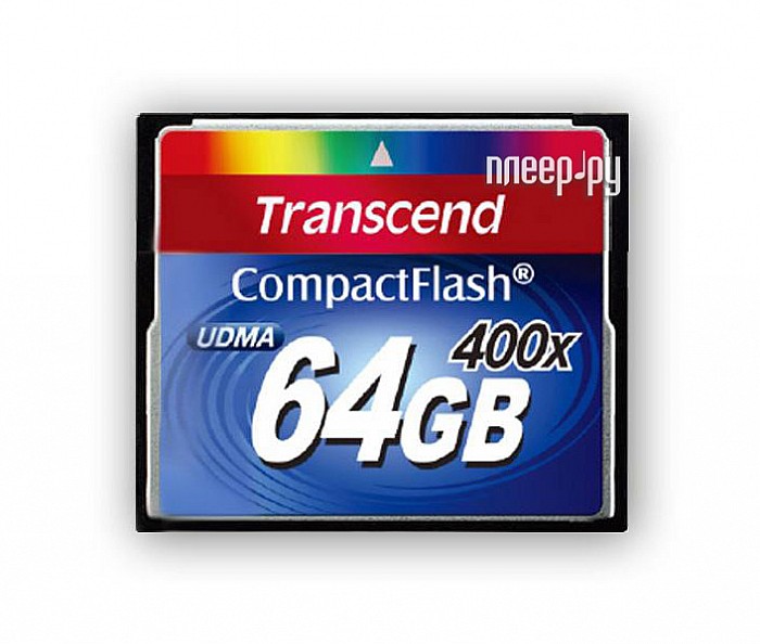 Фотография Карта памяти 64Gb - Transcend 400x Extreme Speed - Compact Flash TS64GCF400 Фото Карта памяти 64Gb - Transcend 400x Extreme Speed - Compact Flash TS64GCF400