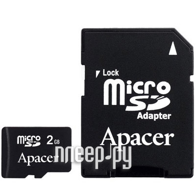Фотография Карта памяти 2Gb - Apacer - Micro Secure Digital AP2GMCSD-R Фото Карта памяти 2Gb - Apacer - Micro Secure Digital AP2GMCSD-R