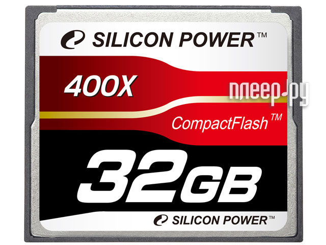 Фотография Карта памяти 32Gb - Silicon Power 400X Professional - Compact Flash SP032GBCFC400V10 Фото Карта памяти 32Gb - Silicon Power 400X Professional - Compact Flash SP032GBCFC400V10