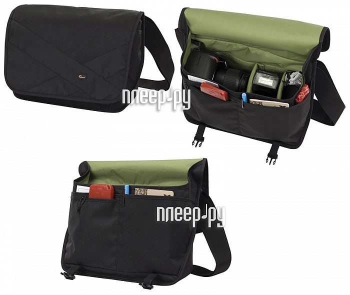 ���� �����, ����� ��� ����- � ������������ LowePro Exchange Messenger Black