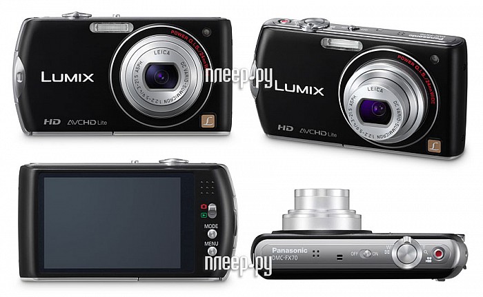 Фотография Фотоаппарат Panasonic DMC-FX70 Lumix Black Фото Фотоаппарат Panasonic DMC-FX70 Lumix Black
