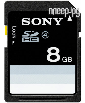 Фотография Карта памяти 8Gb - Sony High-Capacity Class 4 - Secure Digital SF8N4 Фото Карта памяти 8Gb - Sony High-Capacity Class 4 - Secure Digital SF8N4