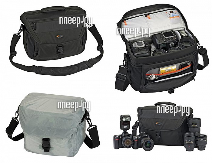 Фотография Сумки, чехлы для фото- и видеотехники LowePro Nova 200 AW Black Фото Сумки, чехлы для фото- и видеотехники LowePro Nova 200 AW Black