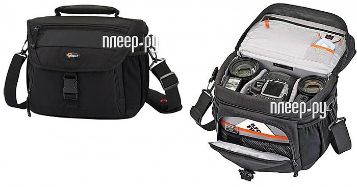 Фотография Сумки, чехлы для фото- и видеотехники LowePro Nova 180 AW Black Фото Сумки, чехлы для фото- и видеотехники LowePro Nova 180 AW Black