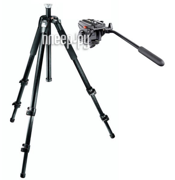 Фотография Штатив трехногий Manfrotto 055CXV3 701HDV Фото Штатив трехногий Manfrotto 055CXV3 701HDV