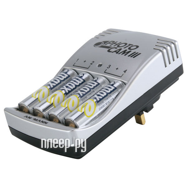 ���� �������� ���������� Ansmann PhotoCam III + 4 ��. 2100 mAh maxE 5117003