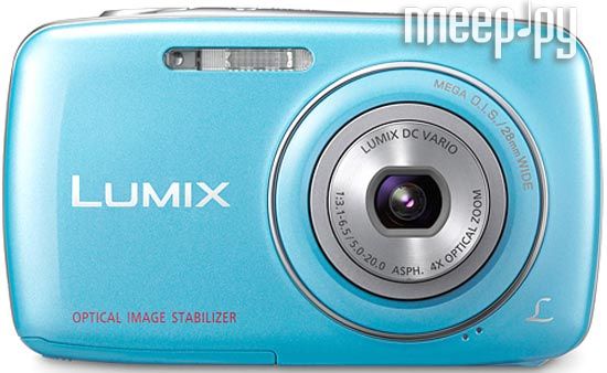 Фотография Фотоаппарат Panasonic DMC-S3 Lumix Blue Фото Фотоаппарат Panasonic DMC-S3 Lumix Blue