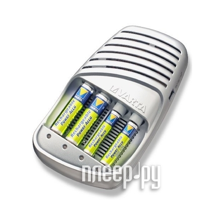 Фотография Зарядное устройство Varta Power Play Ultra Fast + 4 ак. 2500 mAh 57075201441 Фото Зарядное устройство Varta Power Play Ultra Fast + 4 ак. 2500 mAh 57075201441