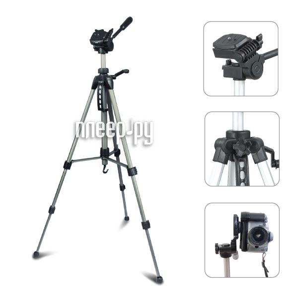 Фотография Штатив трехногий Rekam RT-M42 Фото Штатив трехногий Rekam RT-M42