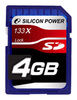 Фотография Silicon-Power Secure Digital 4Gb 133X Фото Silicon-Power Secure Digital 4Gb 133X