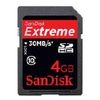 Фотография Карта памяти Sandisk 4GB Extreme SDHC Class 10 Фото Карта памяти Sandisk 4GB Extreme SDHC Class 10