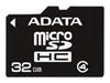 ���� ����� ������ A-Data microSDHC Class 4 32GB + SD adapter