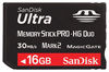 Фотография Карта памяти Sandisk Ultra Memory Stick PRO-HG Duo 16GB Фото Карта памяти Sandisk Ultra Memory Stick PRO-HG Duo 16GB