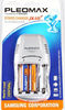 Фотография Samsung Pleomax 1016 + 2xAA 2300mAh Зарядное устройство Фото Samsung Pleomax 1016 + 2xAA 2300mAh Зарядное устройство