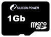 ���� Silicon-Power MicroSD 1GB + SD adapter