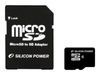 Фотография Карта памяти Silicon-Power micro SDHC Card 4GB Class 10 + SD adapter Фото Карта памяти Silicon-Power micro SDHC Card 4GB Class 10 + SD adapter