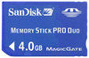 Фотография Sandisk Memory Stick PRO Duo 4Gb Фото Sandisk Memory Stick PRO Duo 4Gb