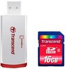 Фотография Transcend Class2 +Card Reader (TS16GSDHC2-P2) Фото Transcend Class2 +Card Reader (TS16GSDHC2-P2)